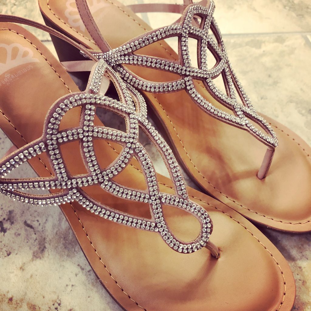 Sparkle shoes, Angie Hockman